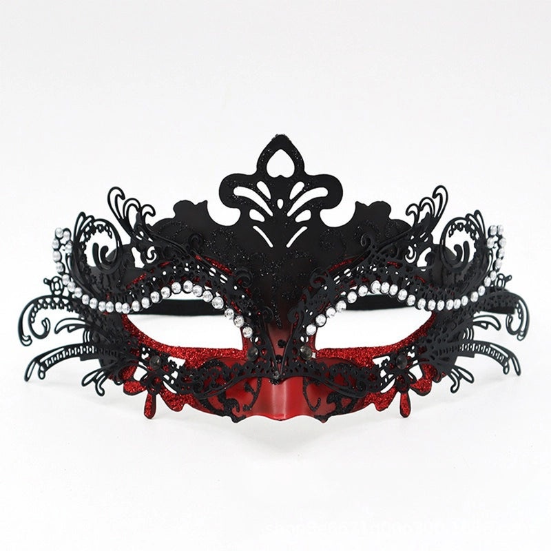 Mardi Gras Minimalist Geometric Plastic Party Mask | Party Supplies