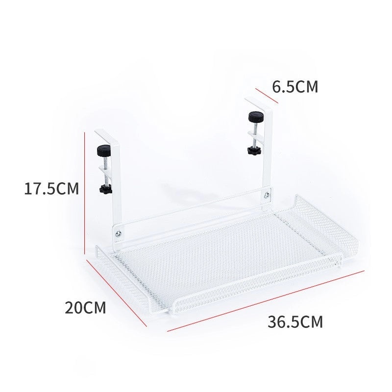 Minimalist Solid Color Carbon Steel Storage Rack for Home Organization|Home Storage & Organization