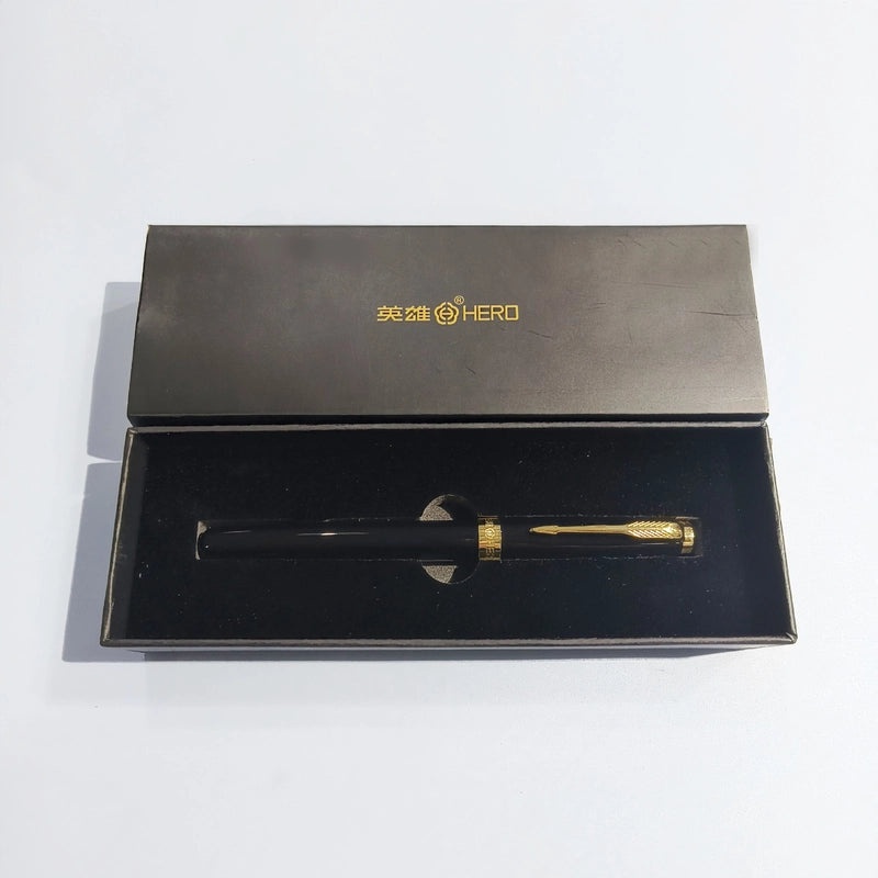 Classic Solid Color Metal Fountain Pen for Learning Writing | Fountain Pens & Writing Instruments