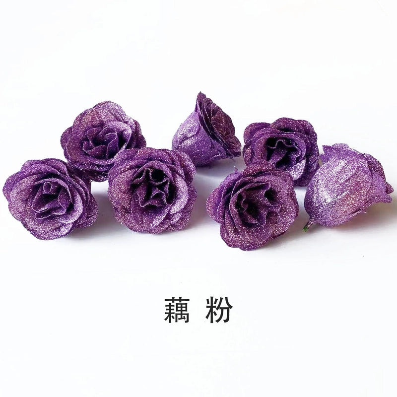 Shining Blue Gold Simulation Crystal Roses for 520 Tanabata Valentine's Day Gift|Jewelry & Accessories