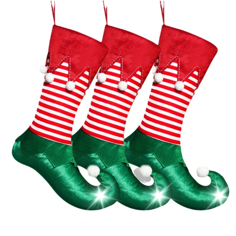 Christmas Nordic Cute Modern Stripe Holiday Party Socks|Festive Socks & Hosiery