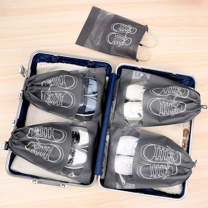 Simple Solid Color Nonwoven Storage Pouch | Home Organization Storage Solutions