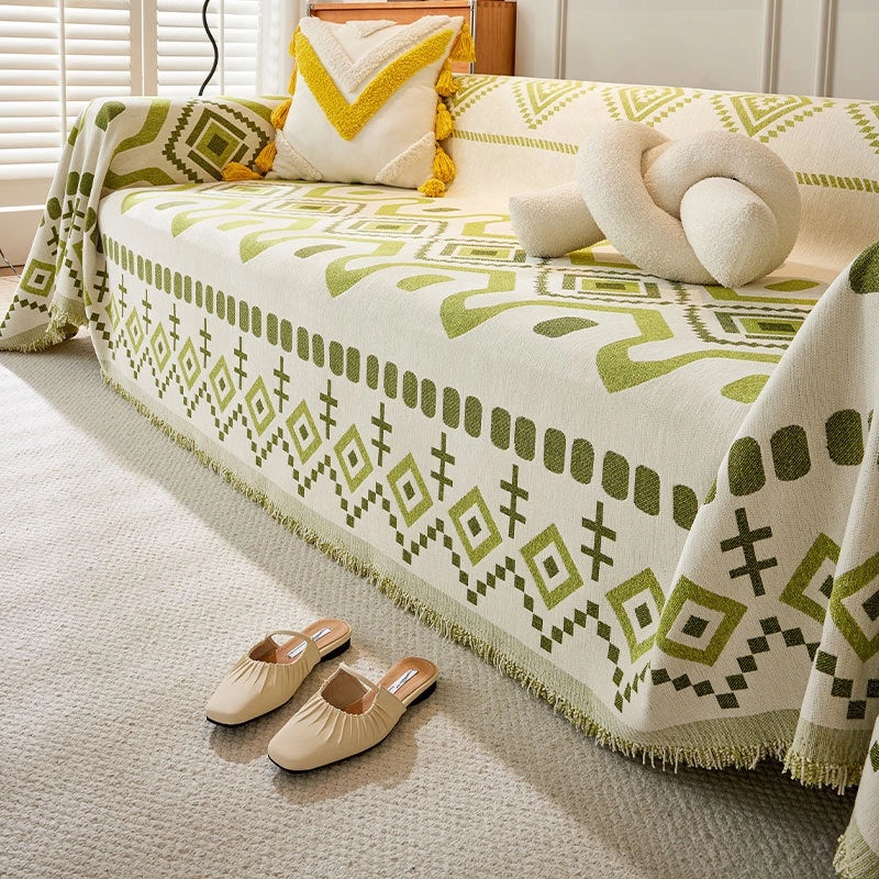 Bohemian Chenille Full Sofa Cover Four Seasons Universal Dustproof Sofa Blanket Sofa Towel|Home Textiles & Furniture Accessories