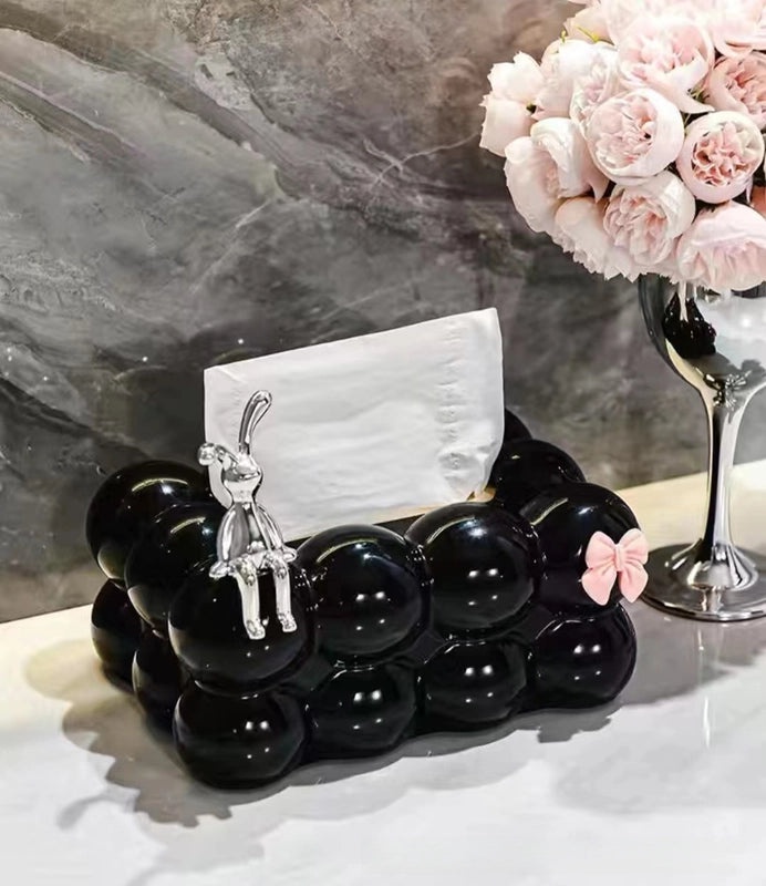 Cute Cotton Candy Design Tissue Box for Living Room Coffee Table | Home Decor & Tissue Holders