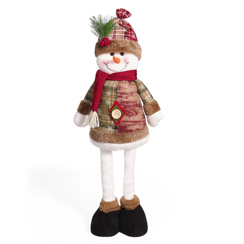 Festive Christmas Snowman and Elk Retractable Decorations for Home|Christmas Decorations