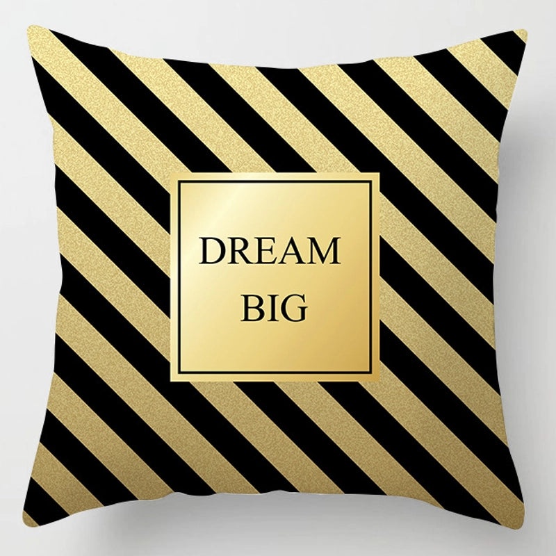 Minimalist Letter Polyester Pillow Covers for Couch and Sofa Decor|Home Decor Pillows