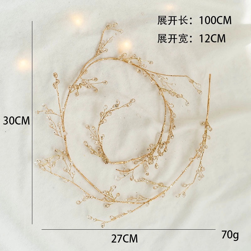 Milky Garden Glitter Christmas Tree Pendant Snowflake Star Angel Garland Hanging Ornament|Christmas Decorations