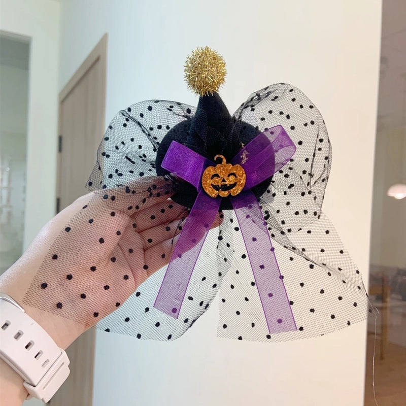Vintage Halloween Witch Hat Hairpin for Party Accessories|Halloween Hair Accessories