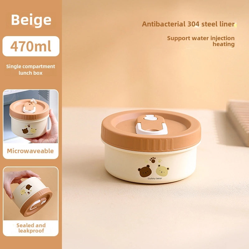 Microwave Safe Cat Lunch Box Set | Office & Home Insulated Small Meal Container | Cute Portable Lunch Box | Kitchen Storage Containers|Lunch Boxe