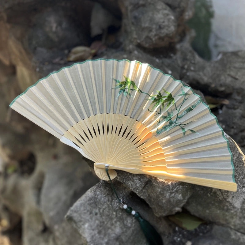 Suzhou Embroidery Double-sided Folding Fan Traditional Chinese Style Women’s Hand Fan|Accessories & Jewelry