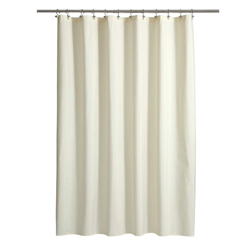 Solid Color Waterproof Shower Curtain Durable Bathroom Fabric Curtain Direct Sale|Bathroom Accessories