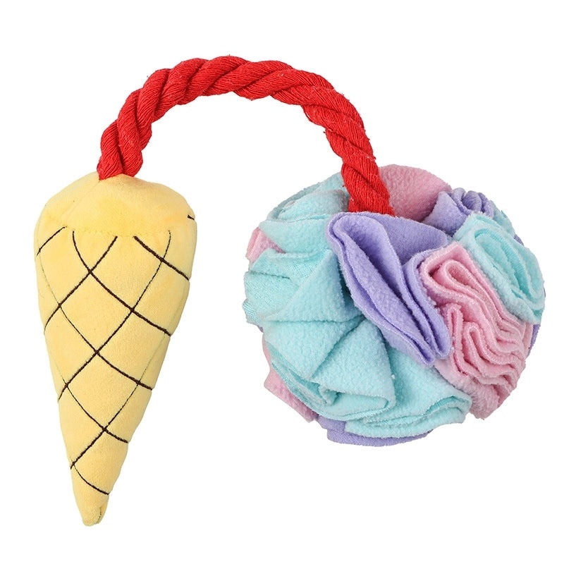 Color Block Felt Pet Toys in Minimalist Classic Design | Pet Accessories