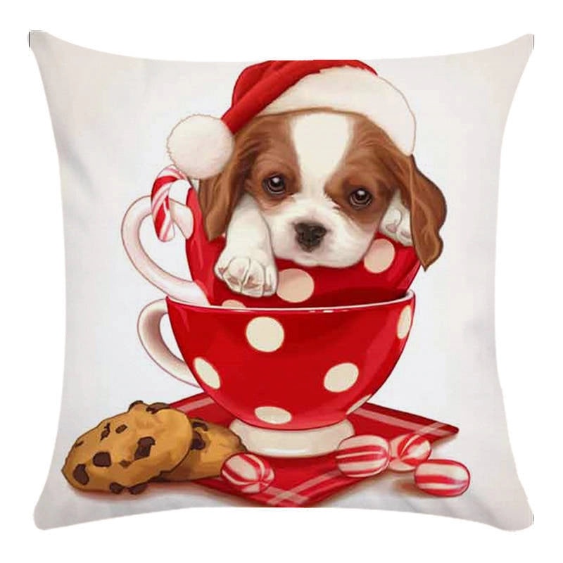 Halloween Plush Dog Lollipop Flower Decorative Pillow for Couch & Sofa | Home Decor