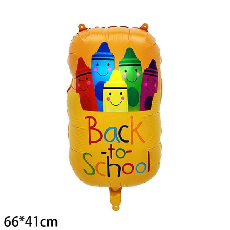Back To School Cute Classic Letter Pencil Aluminum Foil Balloons for Party Festival Decor|Party Supplies Balloons