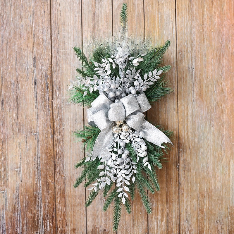 Nordic Christmas Bow Door Hanging Decoration for Home and Stairs | Holiday Home Decor