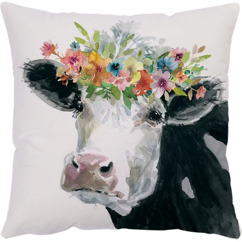 Adorable Animal & Butterfly Flannel Pillow Covers for Couch Sofa Decoration|Home Decor Pillows