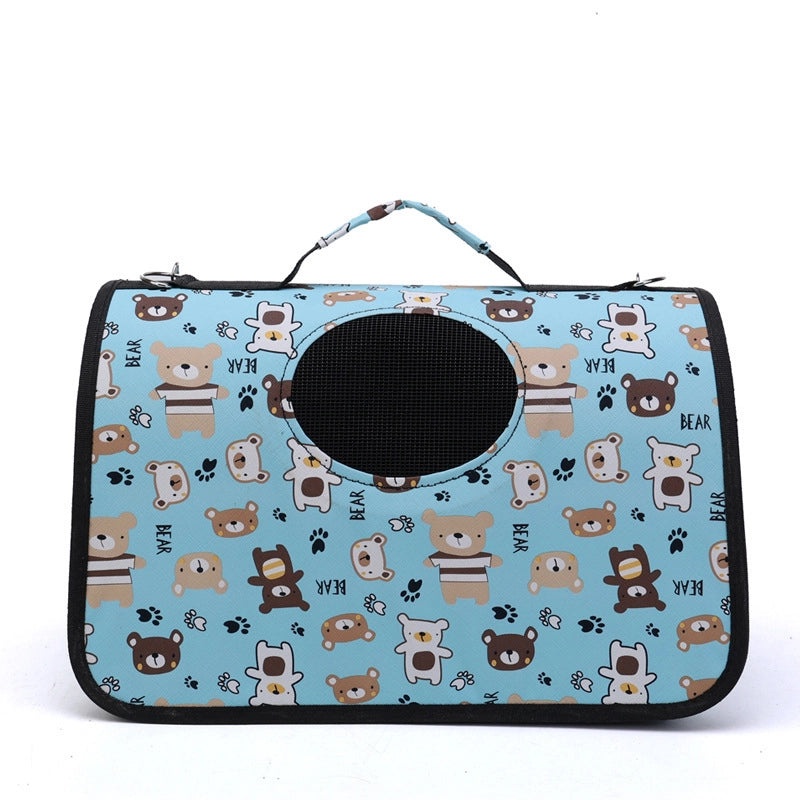 Foldable Space Capsule Pet Carrier Backpack for Small Dogs and Cats Portable Outing Cage Bag|Pet Carriers & Travel Gear
