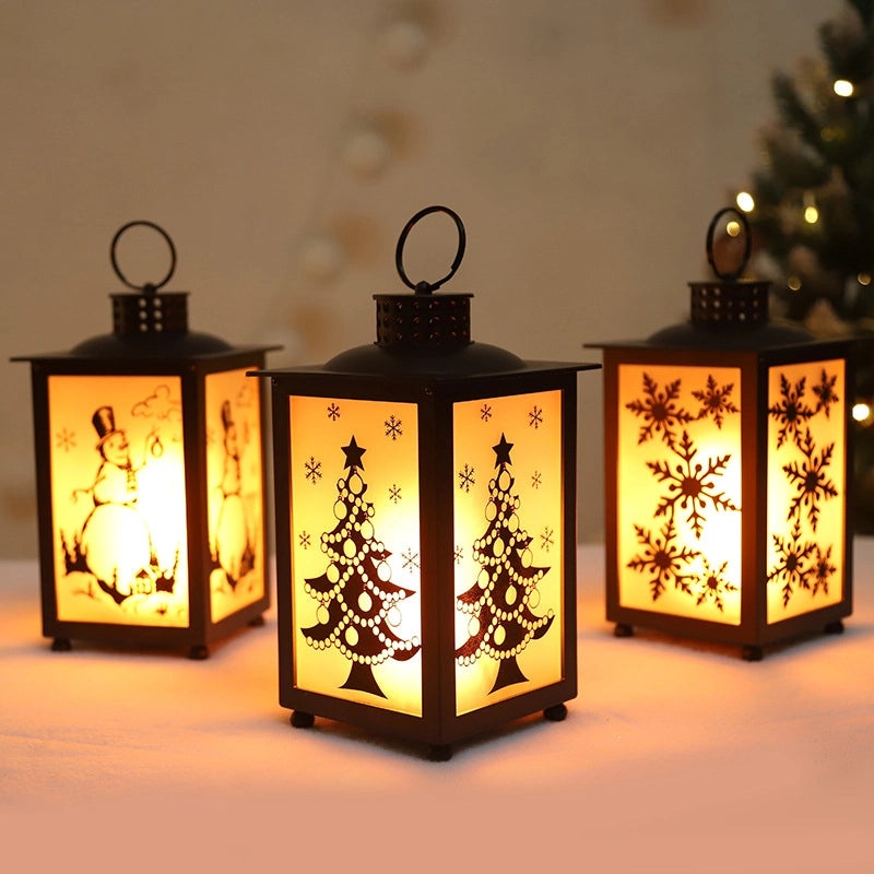 Christmas Decorative Flame Lamp | Holiday Home Decor
