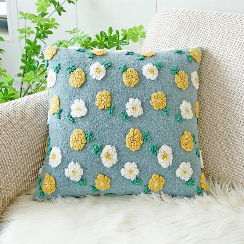 IG Style Floral Plush Pillow Cover Soft Cushion Case Bedding Accessories|Home Decor & Bedding