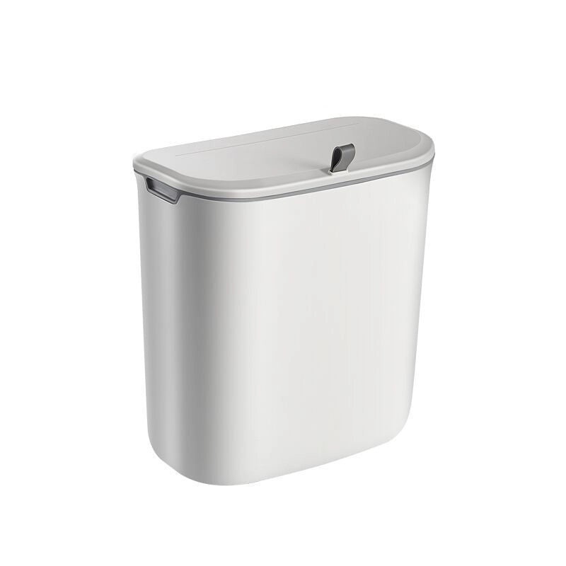 Wall-mounted Kitchen Trash Bin with Lid for Cabinet Door Hanging | Kitchen Storage & Organization