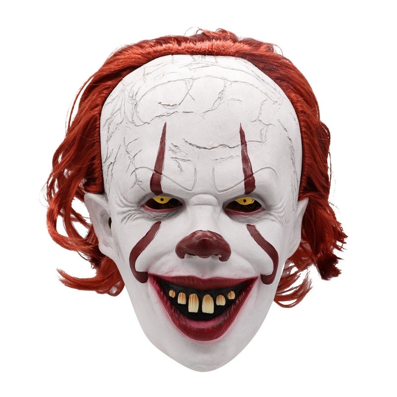 Gothic Halloween Clown Emulsion Mask for Festival Party | Halloween Masks & Party Accessories