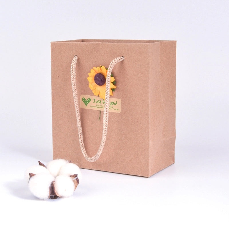 Retro Kraft Paper Jewelry Gift Bag | Jewelry Packaging