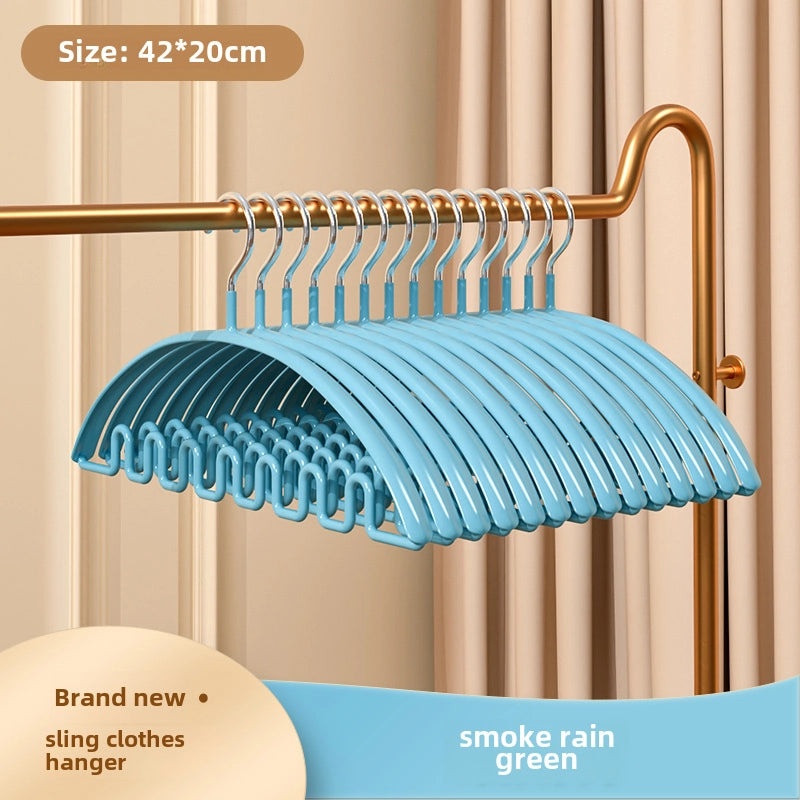 Lightweight Luxury Black Wave Pattern Underwear Hanger Multi-Functional Plastic Clothes Rack for Dormitory Storage|Home Storage & Organization