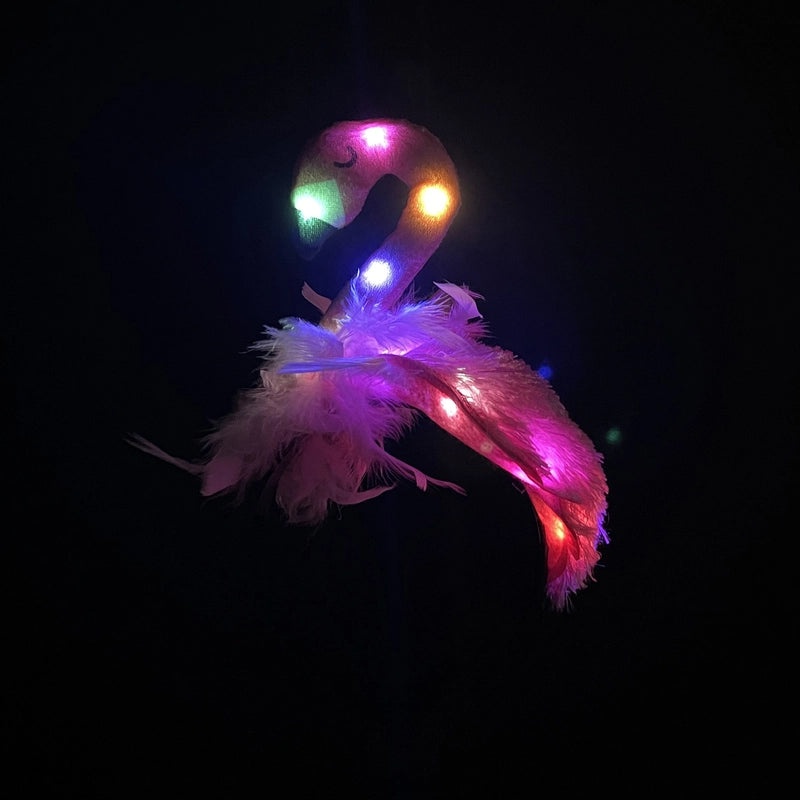 Halloween Flamingo Velvet Headband Dense Design | Hair Accessories