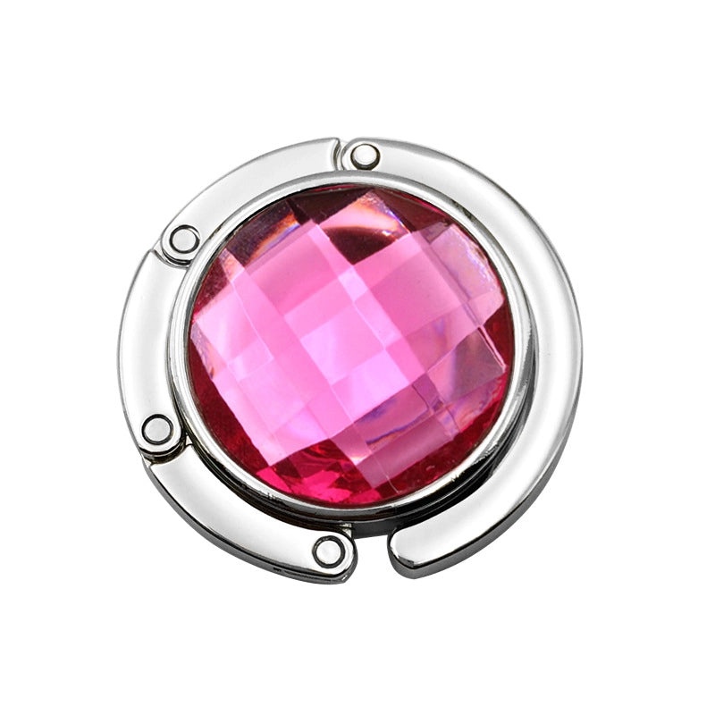 Acrylic Gem Hanging Bag Hook for Ladies - Multi-color Desktop & Fireplace Christmas Stocking Holder | Home & Kitchen Accessories