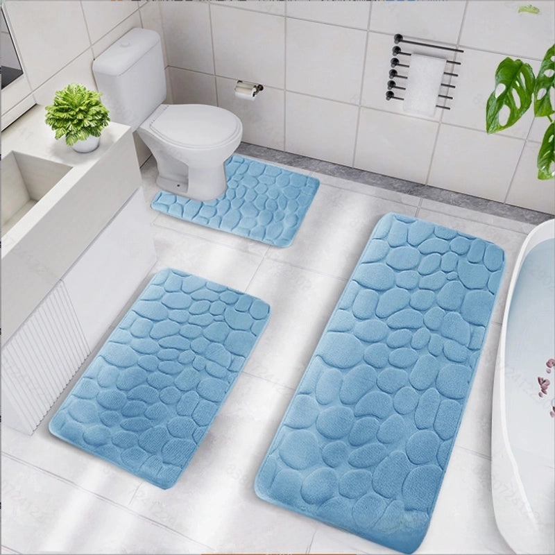 Nordic Non-slip Bathroom Door Mat Absorbent Bedroom Carpet Household Entrance Rug|Home & Living > Bath > Bath Rugs & Mats