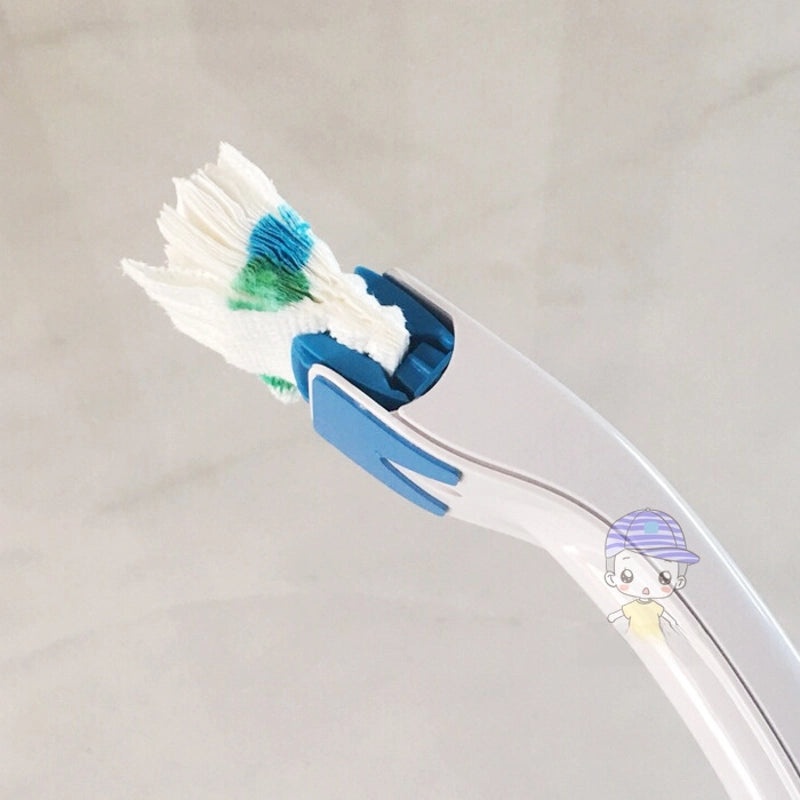 Japanese SC Johnson Disposable Toilet Brush with Cleaner & Replacement Head | Home Cleaning Supplies