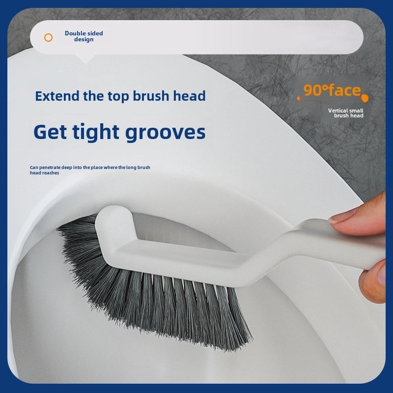 Multifunctional Long Handle Cleaning Brush for Bathroom Kitchen Window Grooves Dead Angle Bristle Brush|Home Cleaning Tools