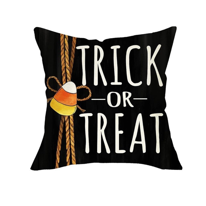 Halloween Minimalist Skull Ghost Linen Pillow Covers for Couch Sofa Decor | Home Decor Pillows