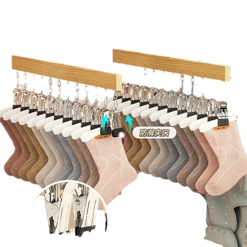 Peaked Cap Hanger Multi-Clip Hat Storage Rack for Dormitory & Home Organization|Home Storage & Organization