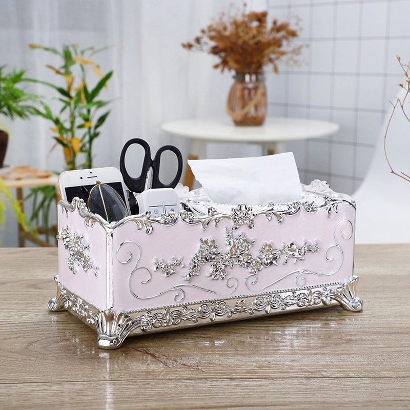 Elegant Minimalist Solid Color Plastic Tissue Box Holder|Home Decor & Storage Solutions