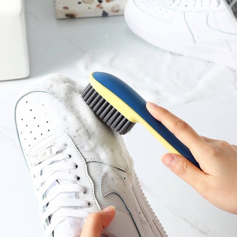 Stylish Solid Color PP Plastic Wire Shoe Brush for Home Cleaning | Household Cleaning Tools