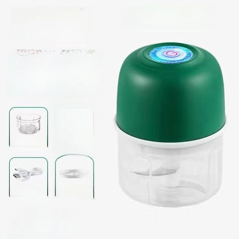 Electric Garlic Press Masher Small Automatic Meat Grinder Household Kitchen Tool|Kitchen Gadgets