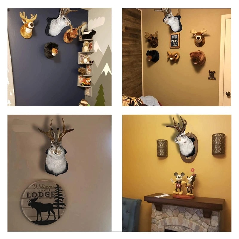 Minimalist Easter Rabbit Antler Hanging Ornament Plastic Indoor Party Decoration | Home Decor