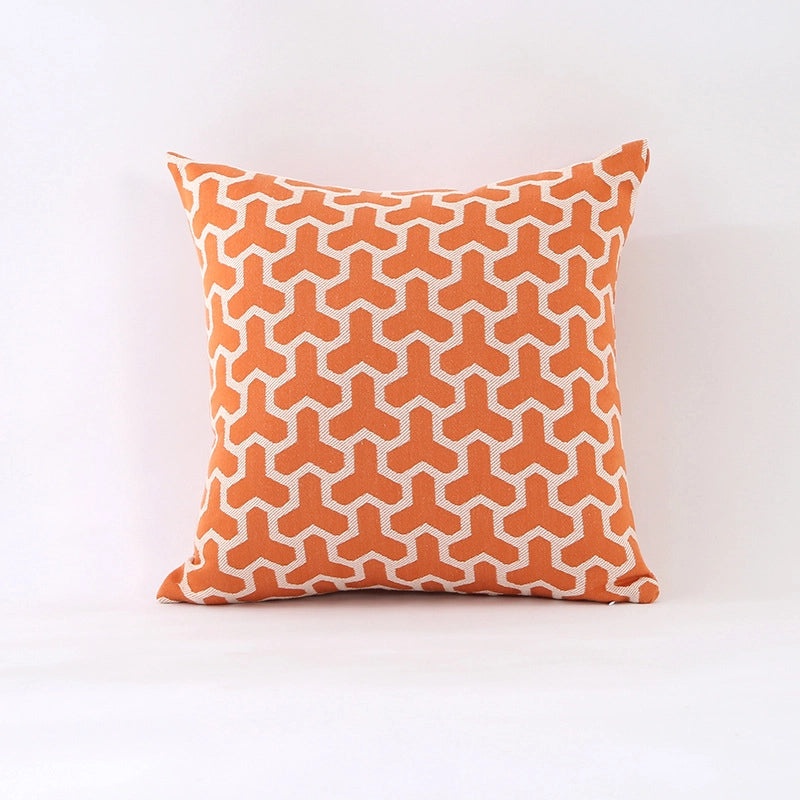 Nordic Simple Diamond Pattern Sofa Waist Pillow Cushion Large Backrest Cushion for Living Room Office|Home Decor Cushions