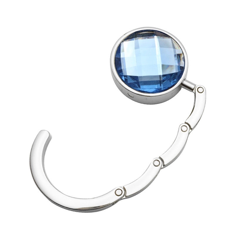 Acrylic Gem Hanging Bag Hook for Ladies - Multi-color Desktop & Fireplace Christmas Stocking Holder | Home & Kitchen Accessories