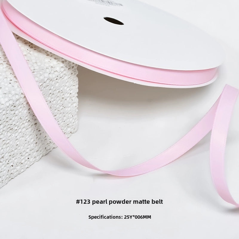 Yao Ming Han Style Milk Silk Ribbon Bow Hair Accessory Korean Full-matte Floral Packaging Belt|Hair Accessories