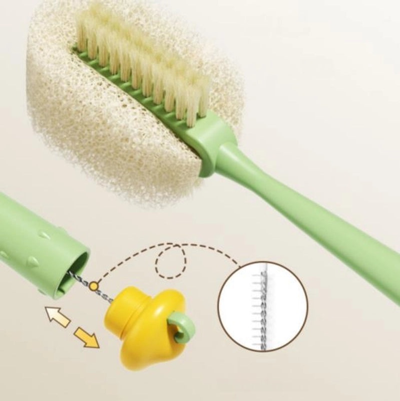 Simple Solid Color Plastic Cup Brush for Household Cleaning | Home & Kitchen Supplies