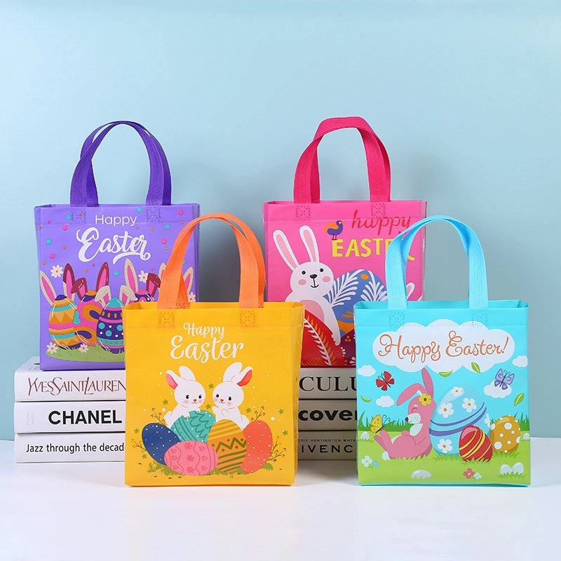 Easter Cute Cartoon Themed Nonwoven Daily Use Bag|Accessories & Bags