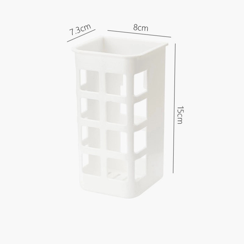 Punch-free Wall-mounted Hair Curler Storage Basket Organizer | Hairdressing Tools Storage