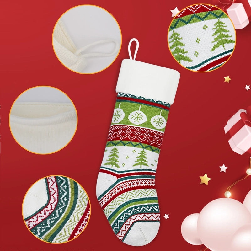 Minimalist Christmas Socks Hanging Ornaments | Holiday Decorations