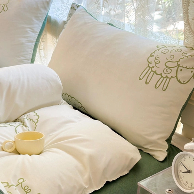 Simple Pillowcase for Dormitory Bedding 48x74cm | Home Textiles & Bedding