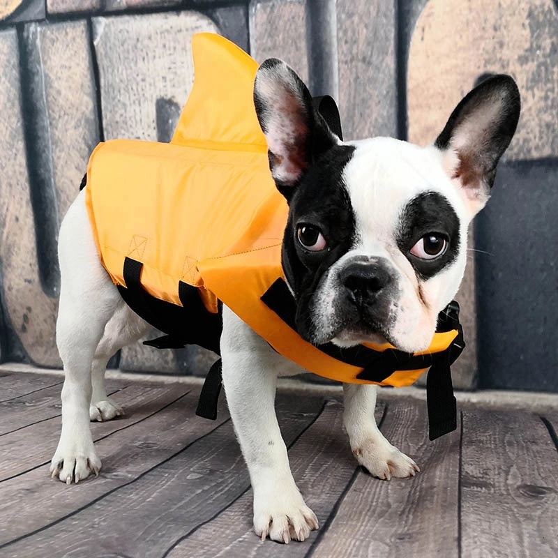 Large & Small Dog Shark Fin Life Jacket Pet Swimsuit Tide Brand Safety Vest|Pet Supplies - Dog Apparel & Accessories