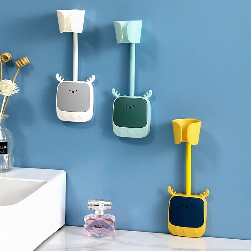 360° Rotatable Non-Perforated Hair Dryer Holder for Bathroom | Bathroom Accessories