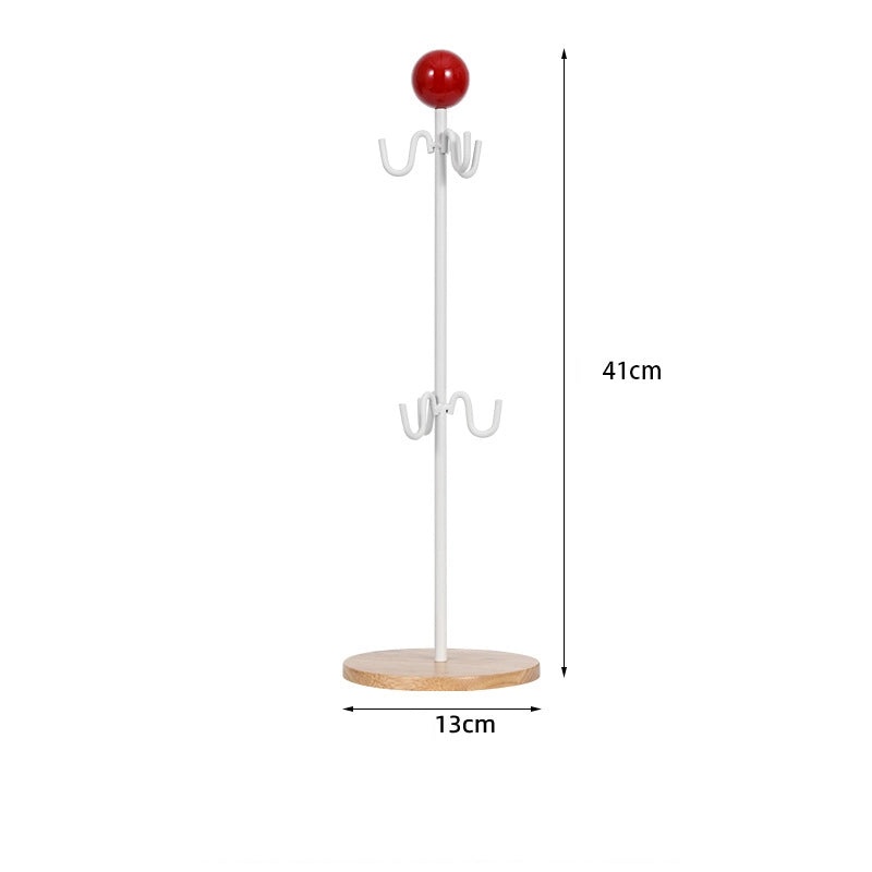 Double-layer Glass Cup Holder Upside-down Tea Mug Storage Rack for Desktop | Home & Kitchen Accessories