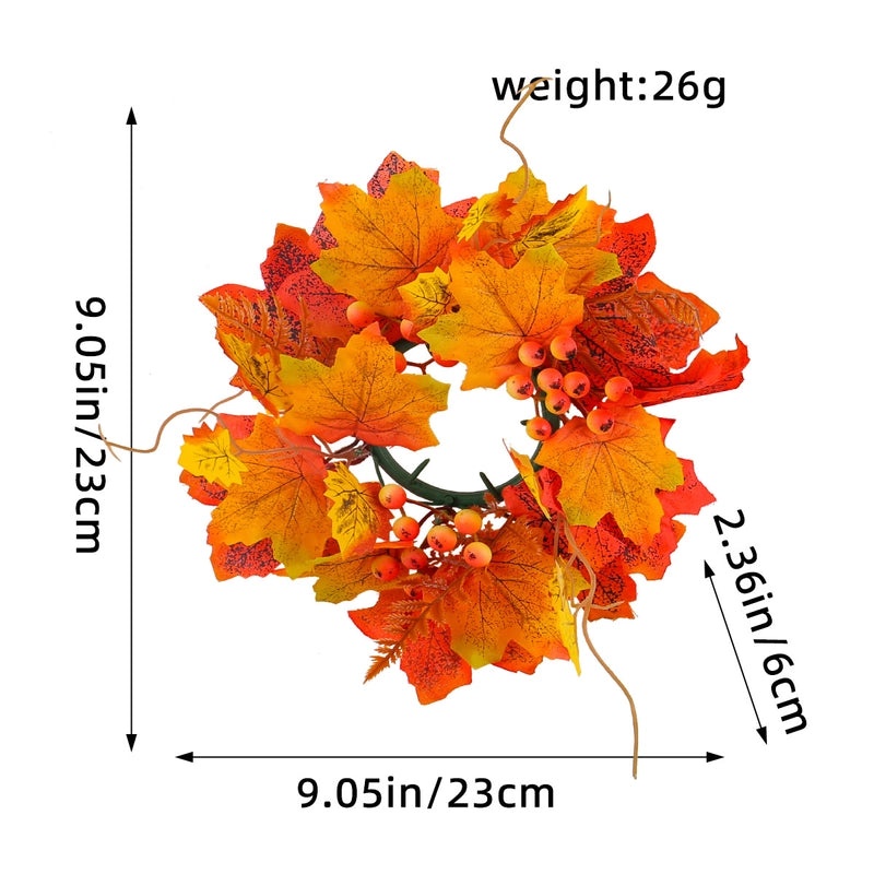 Halloween Maple Leaf Flower Decor Plastic Polyester|Home Decor Seasonal Accessories
